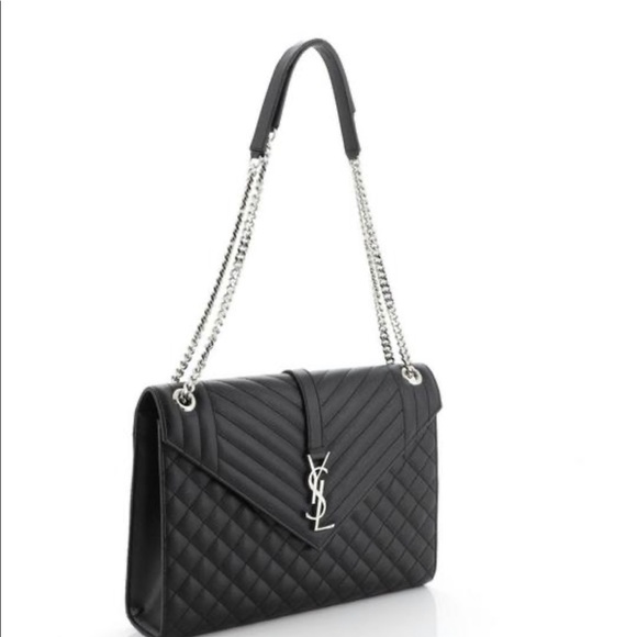 Saint Laurent Monogram Envelope Quilted Bag - Picture 2 of 7